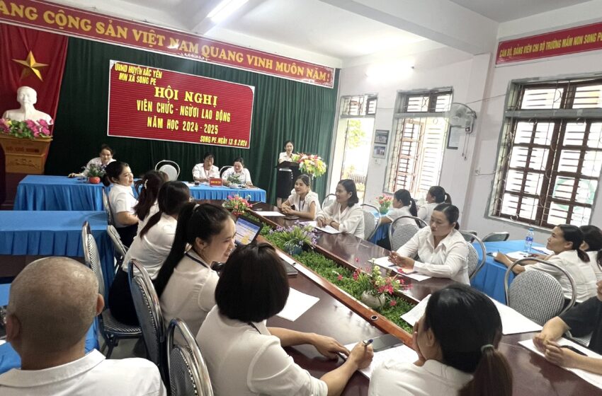  HỘI NGHỊ VIÊN CHỨC, NGƯỜI LAO ĐỘNG NĂM HỌC 2024 – 2025