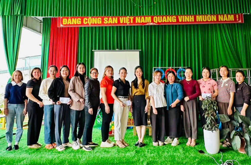 Trường Mầm non xã Song Pe tổ chức “Hội thi thiết kế đồ dùng, đồ chơi dạy học mầm non”   năm học 2024 – 2025