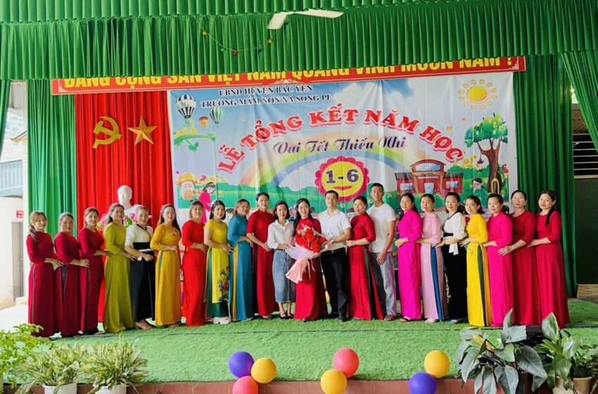  Trường Mầm non xã Song Pe tổng kết năm học 2024-2025 và lễ ra trường cho các bé học sinh 5-6 tuổi